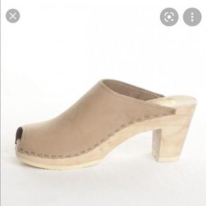 Sven Peep Toe Clog/Mule
